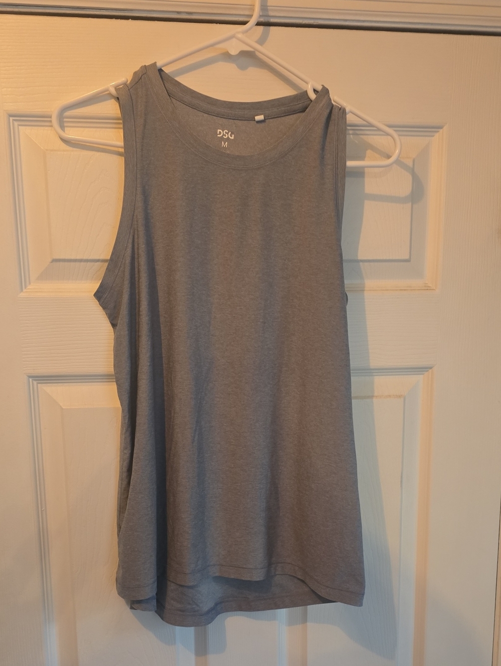 DSG Gray Scoop Neck Women's Tank Top